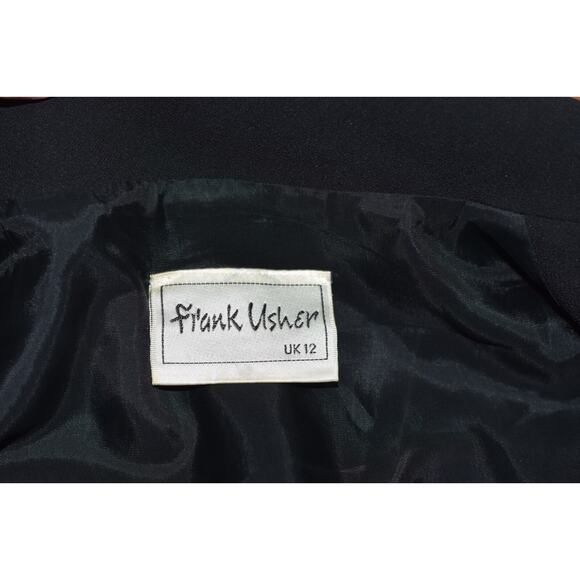 FRANK USHER Couture Evening Special Occasion Skirt Jacket 2pc Suit Size 8 - Picture 9 of 11